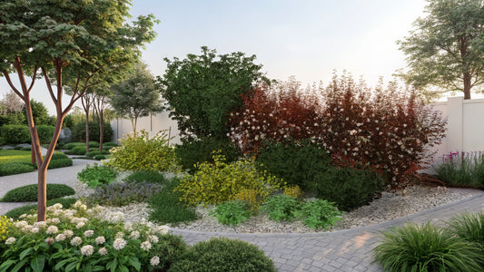 Colors in Shade - Garden Border for Shady/Semi-Shady Areas