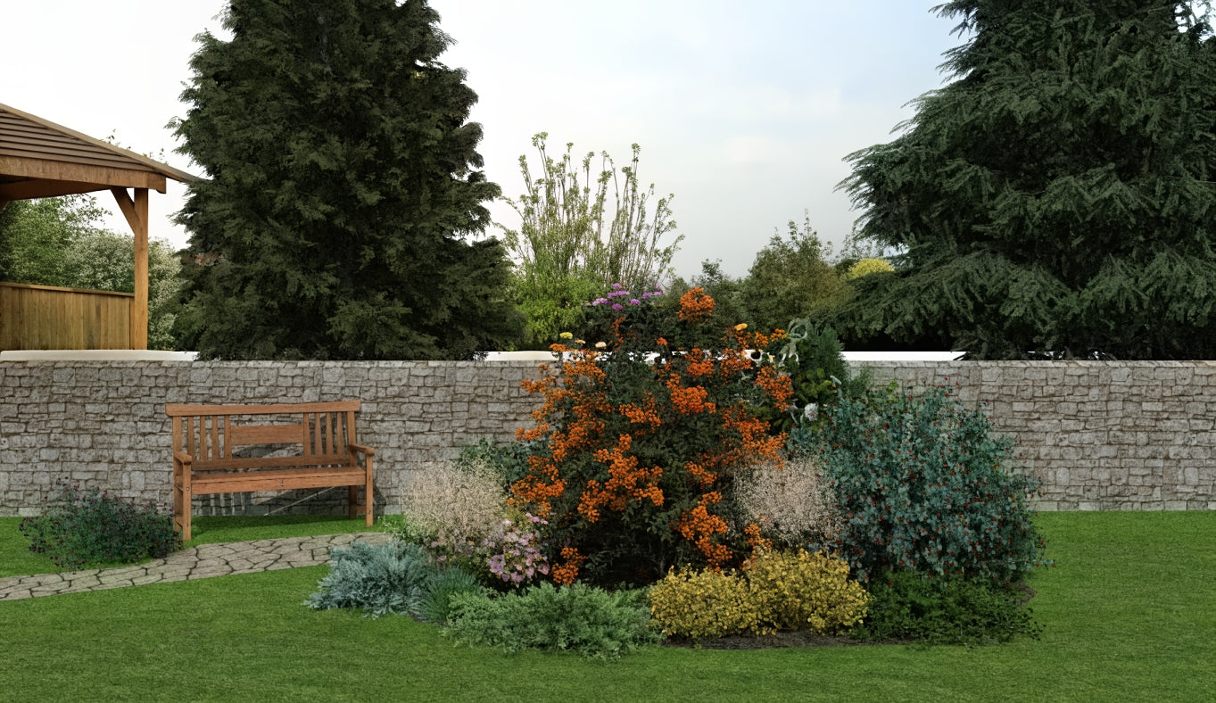 Circular Garden Bed - Harmony of Elements