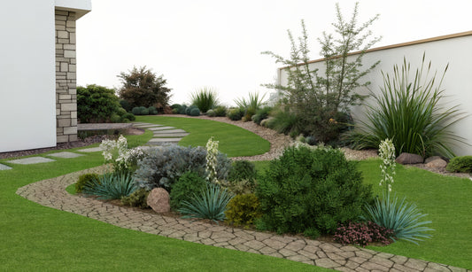 Year-Round Beauty: Spherical Evergreen Garden Design