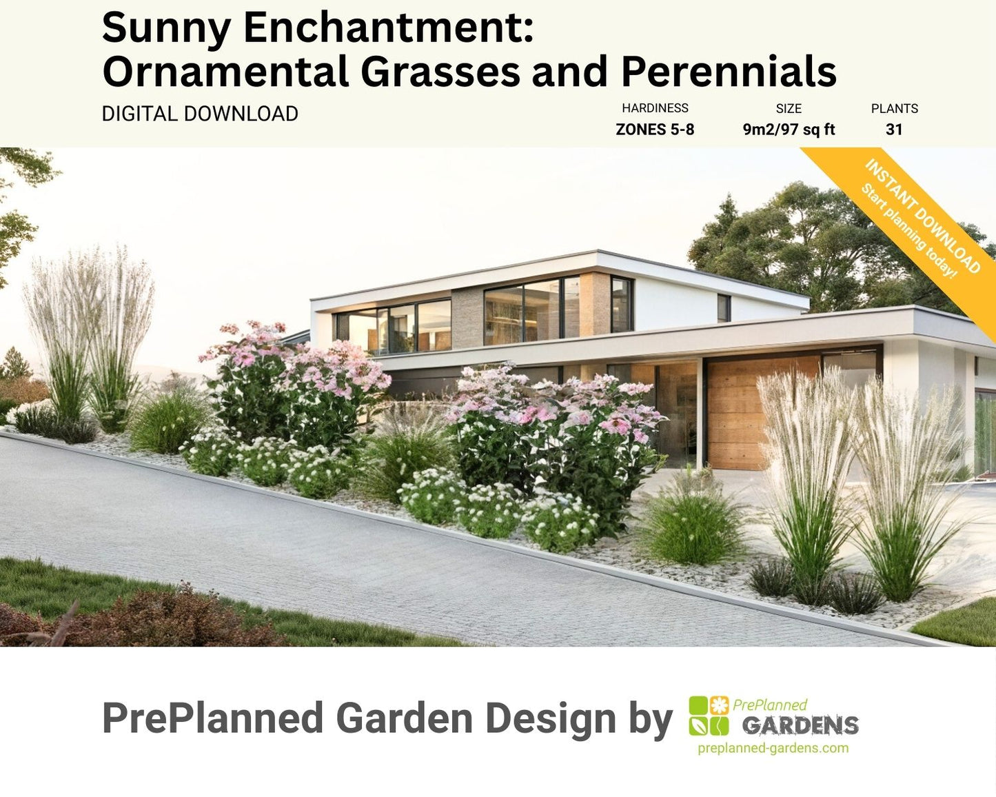 Sunny Enchantment - Ornamental Grasses and Perennials
