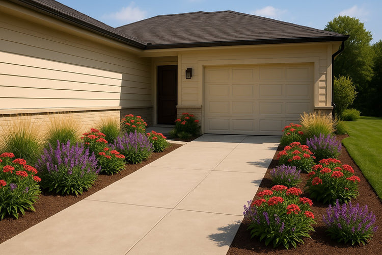 Driveway Landscaping: Border Plants & Garden Designs