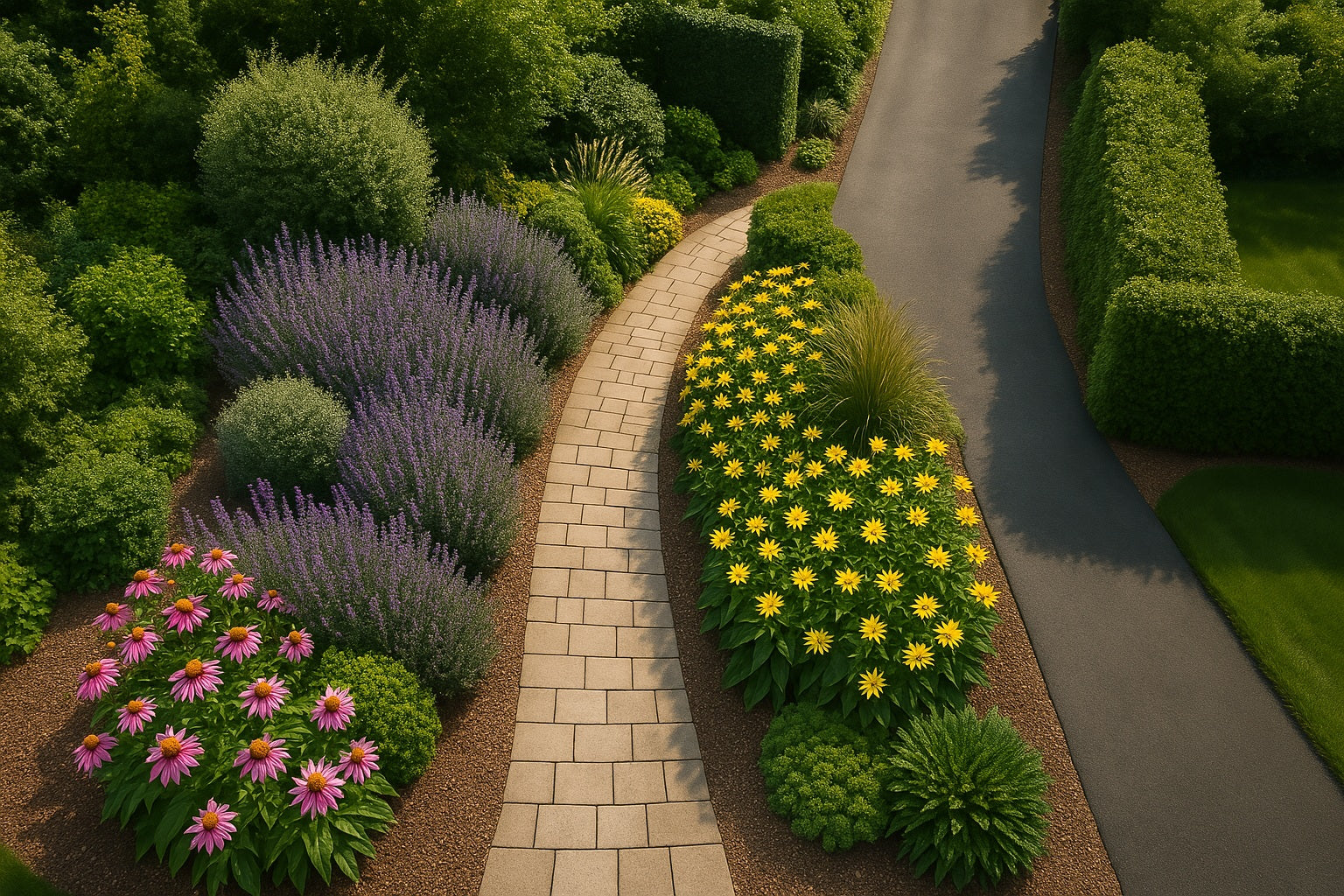 Preplanned Garden Pathways & Hardscape | PrePlanned Gardens