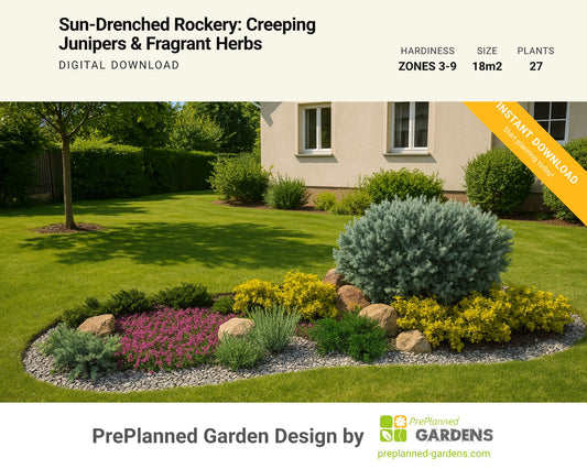 GR1395 garden blueprint — instant digital download