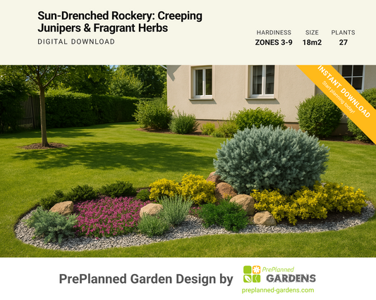 GR1395 garden blueprint — instant digital download