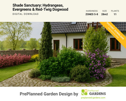 GR1534 garden blueprint — instant digital download