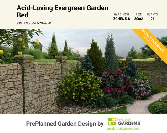 GR1540 garden blueprint — instant digital download