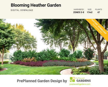 GR1554 garden blueprint — instant digital download