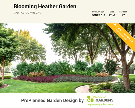 GR1554 garden blueprint — instant digital download