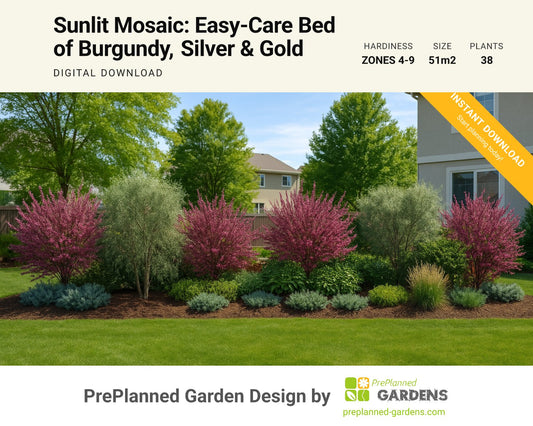 GR1558 garden blueprint — instant digital download