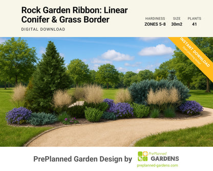 GR1561 garden blueprint — instant digital download
