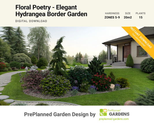 GR1992 garden blueprint — instant digital download