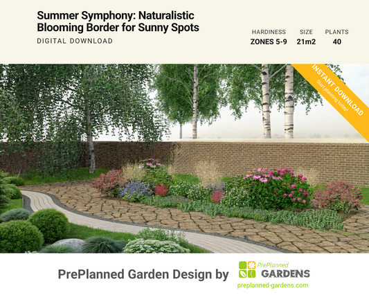 GR2514 garden blueprint — instant digital download