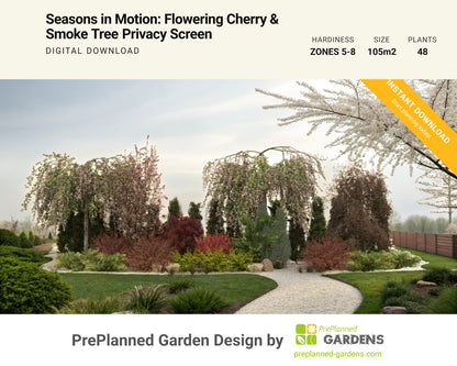 GR2561 garden blueprint — instant digital download
